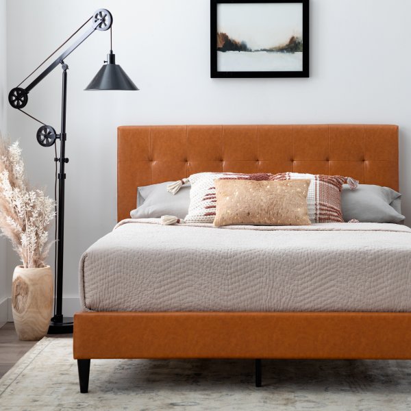 Jensen Platform Bed & Headboard