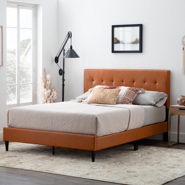 Jensen Platform Bed & Headboard