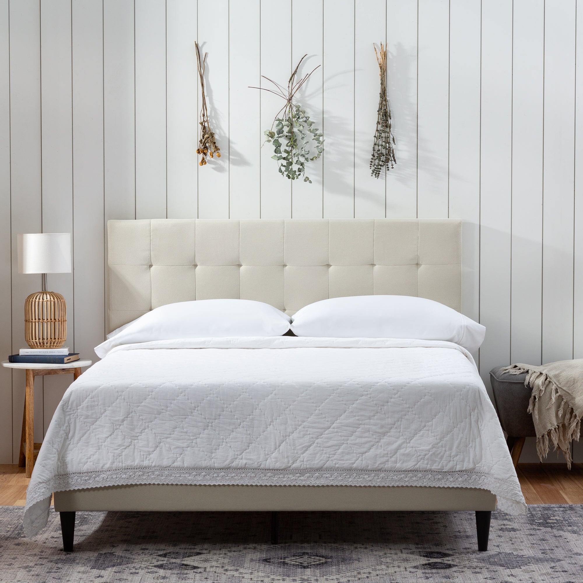 Jensen Platform Bed & Headboard