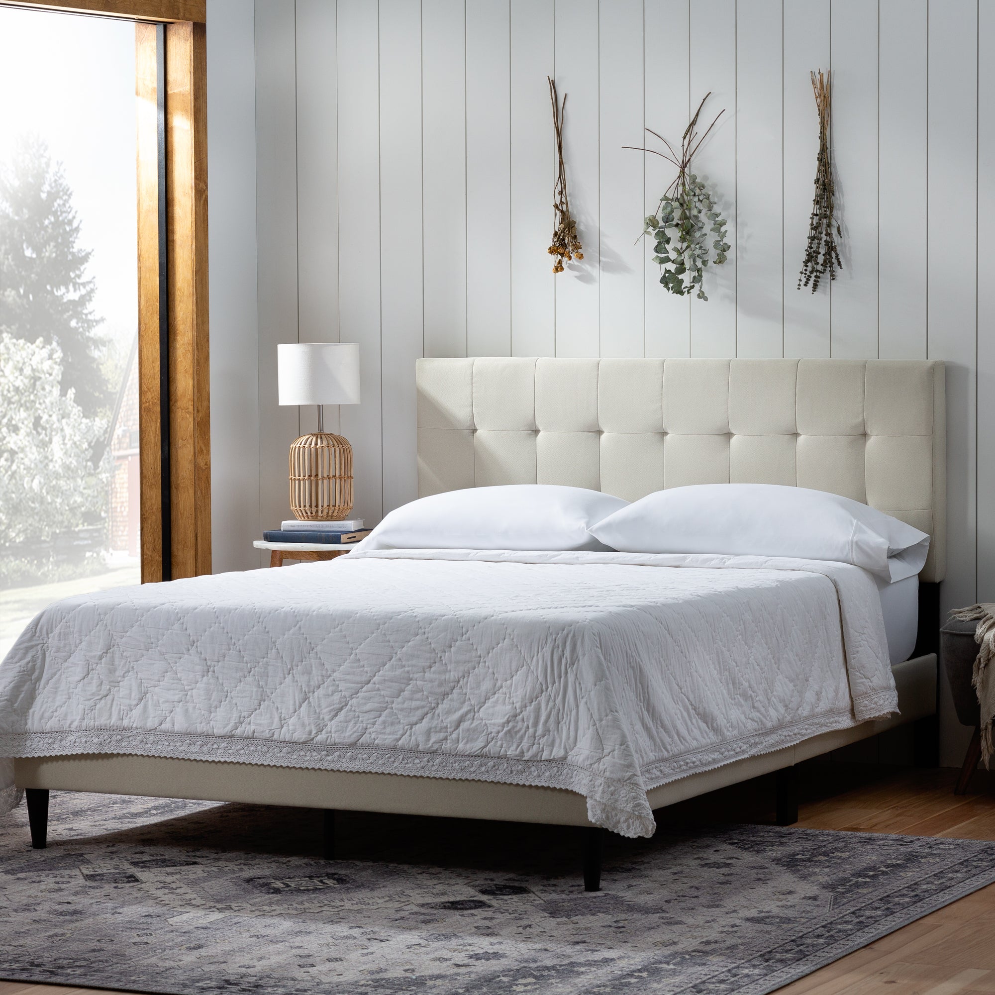 Jensen Platform Bed & Headboard