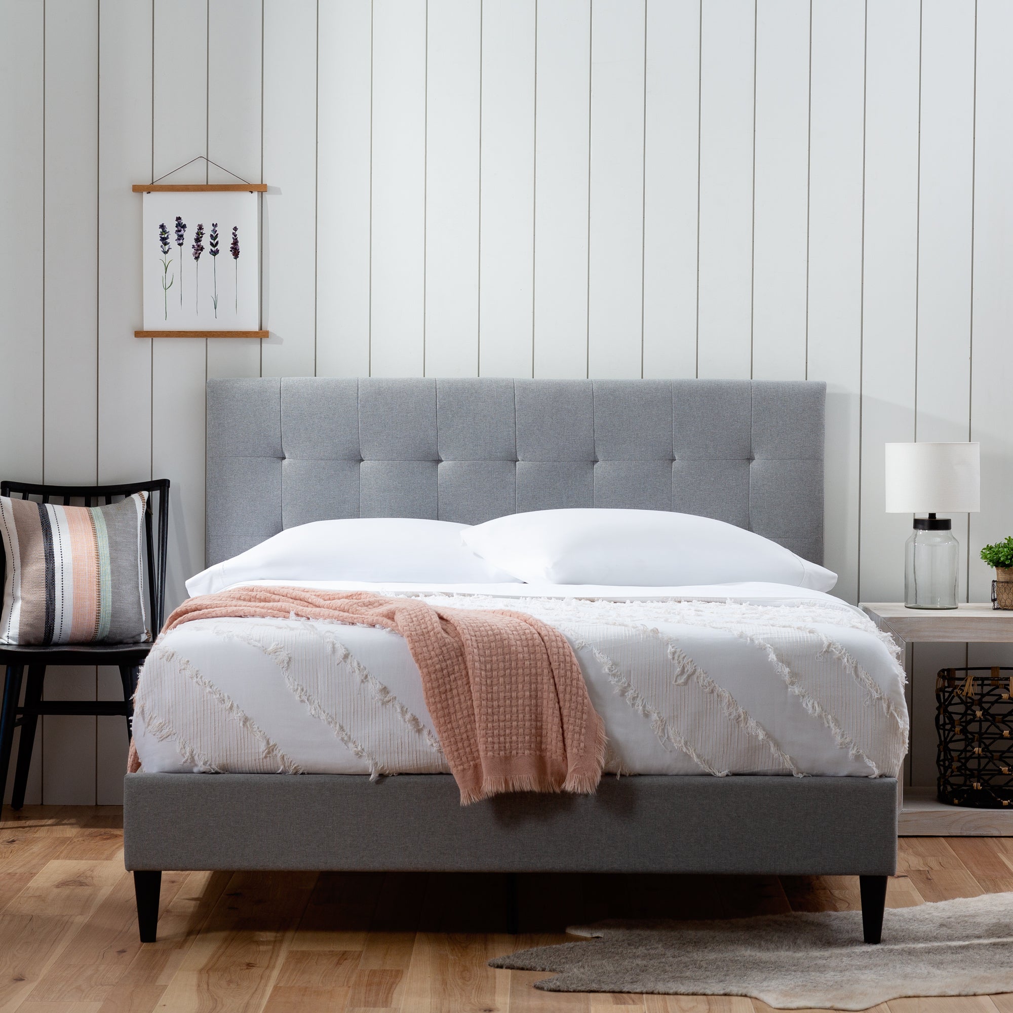 Jensen Platform Bed & Headboard