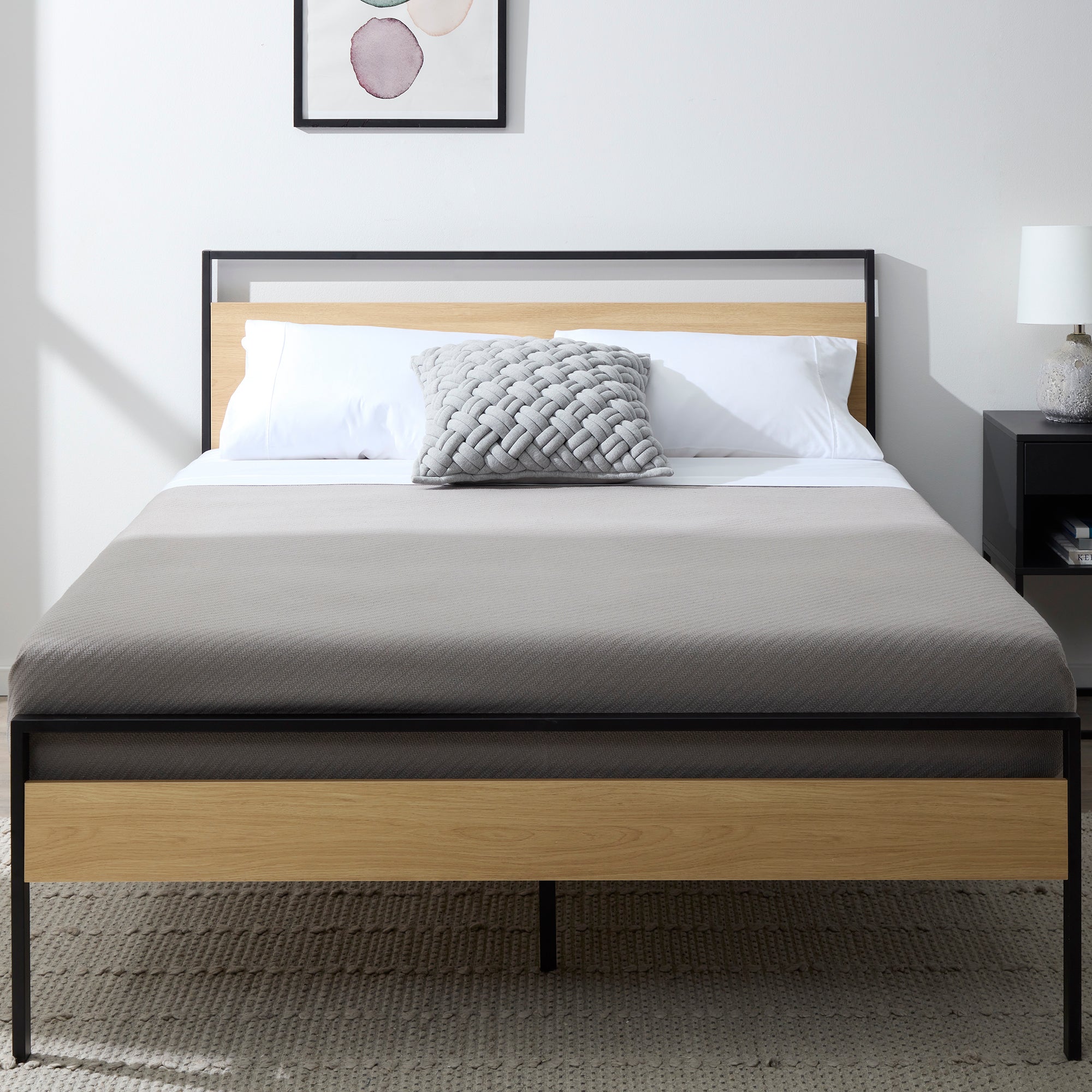 Thompson Metal and Wood Platform Bed