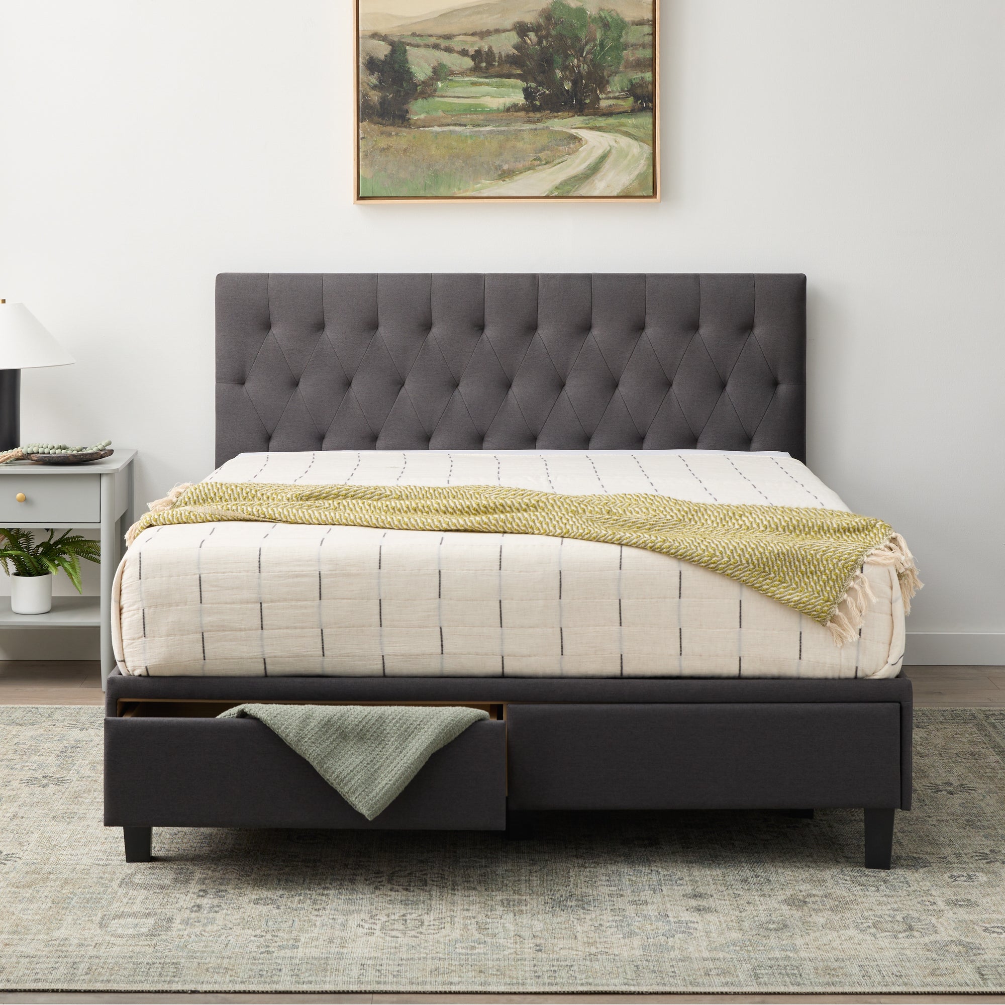 Morris Platform Bed & Headboard