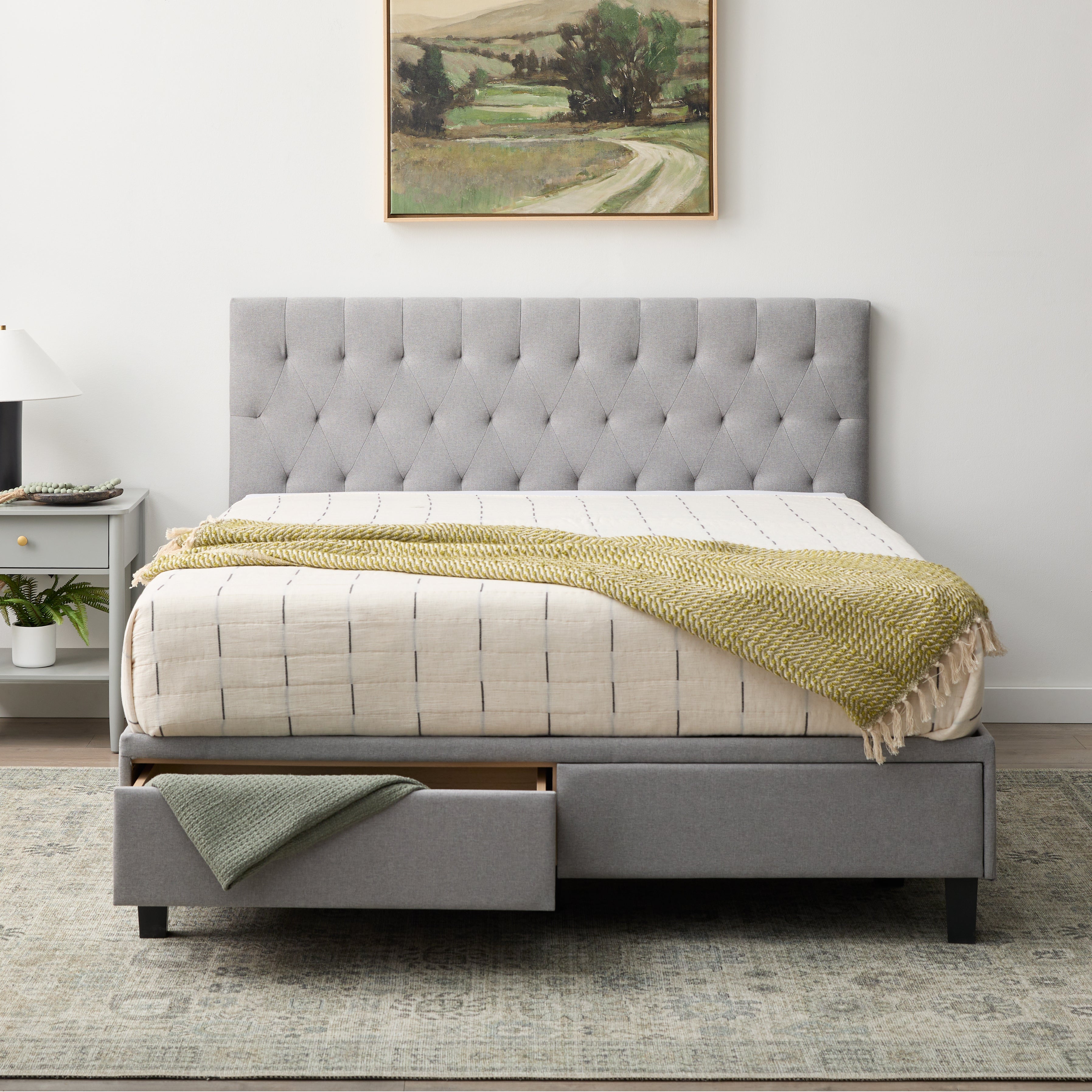 Morris Platform Bed & Headboard